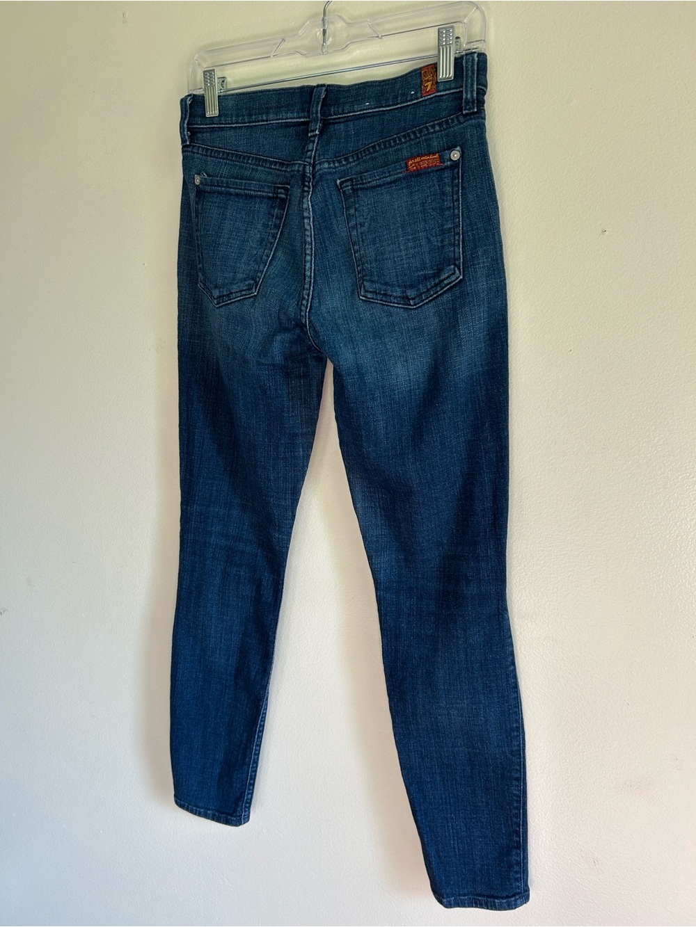 Seven For All Mankind 7Fam The Ankle Skinny Jeans Size 28 - Picture 6 of 10